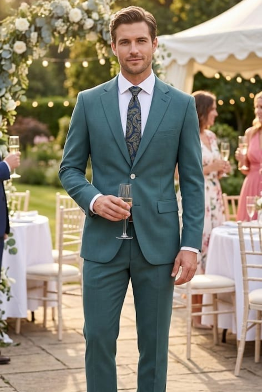 Fato Slim Fit Verde