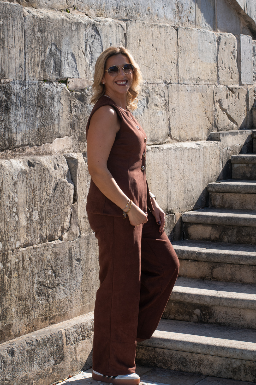 Conjunto efeito camurça