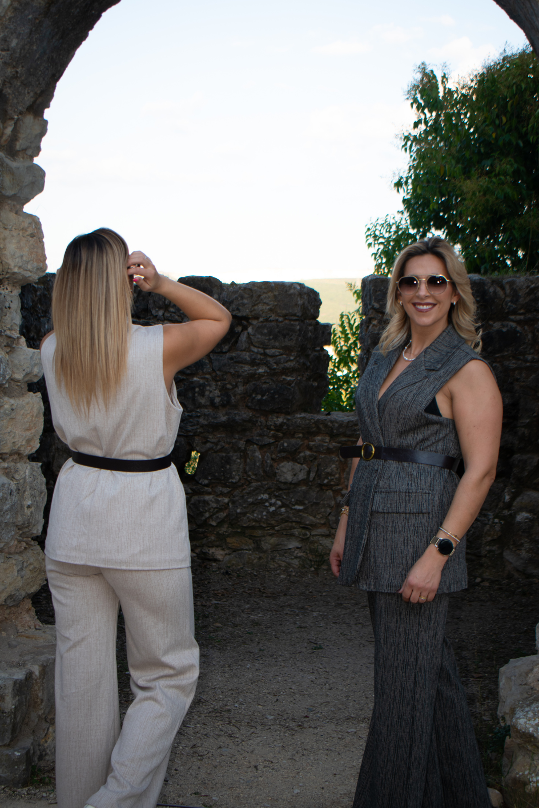 Conjunto colete e calças